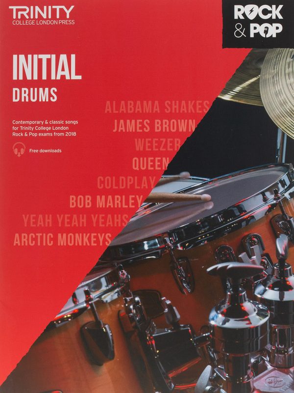 Trinity College London Rock & Pop 2018 Drums Initial Grade