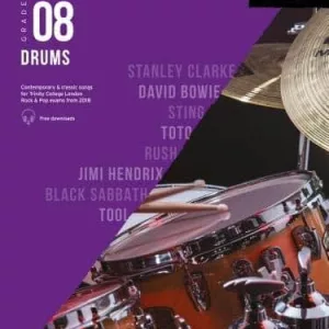 Trinity College London Rock & Pop 2018 Drums Grade 8
