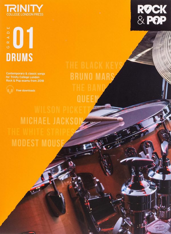 Trinity College London Rock & Pop 2018 Drums Grade 1